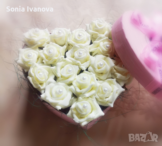 Кутия с вечни рози. Подходящ подарък за абитуриенти , снимка 8 - Подаръци за жени - 36578088
