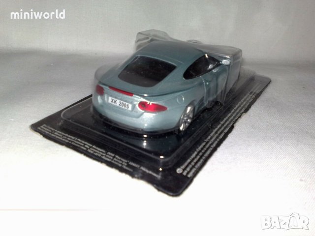 Jaguar XK Coupe 2005 - мащаб 1:43 на ДеАгостини модела е нов в блистер, снимка 12 - Колекции - 44025919