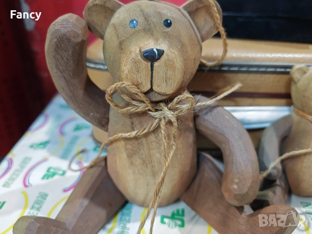 Ръчно изработени дървени мечета, снимка 7 - Антикварни и старинни предмети - 52481471