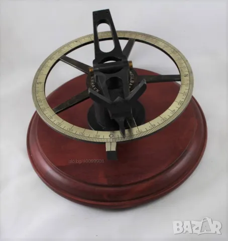 600 Корабен пеленгатор от плътен месинг., снимка 3 - Антикварни и старинни предмети - 50104435
