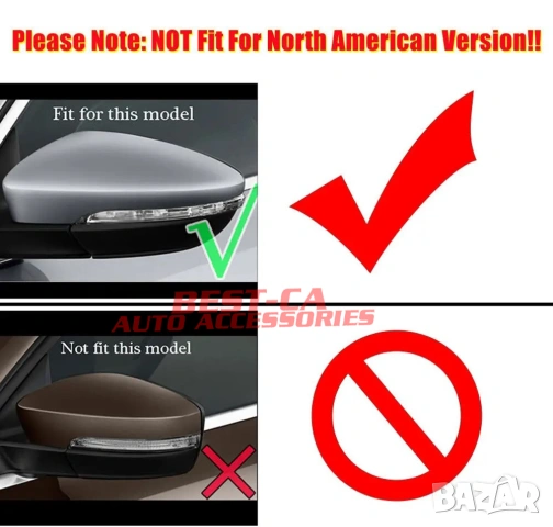 Капаци за огледала със щипки черен пиано лак Batman Style подходящи за Volkswagen Passat B7, CC, снимка 6 - Аксесоари и консумативи - 53017268