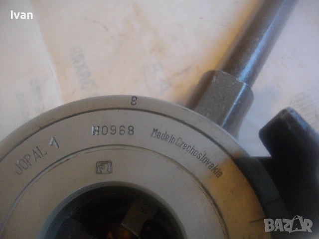 Чехословашка винторезка JOPAL 1 до 1" резби тръби като нова старо качество с ножове 1" винтонарезка, снимка 7 - Други инструменти - 53306145