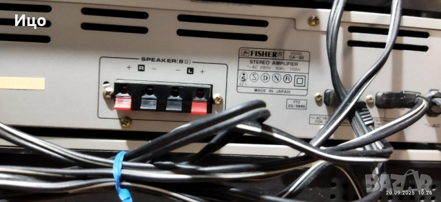 Fisher система 3 компонента,тунер дек и усилвател., снимка 12 - Аудиосистеми - 51801258
