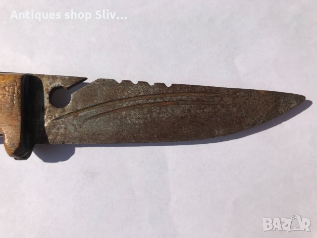 Стар нож ръчна изработка. № 0395, снимка 2 - Антикварни и старинни предмети - 33581998