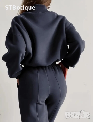 🎀 Дамски Спортен Комплект с Висока Яка – Нов от STBoutique 🎀, снимка 4 - Спортни екипи - 51941696