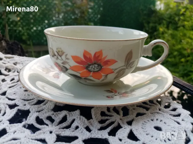 Немски антикварен сет за чай