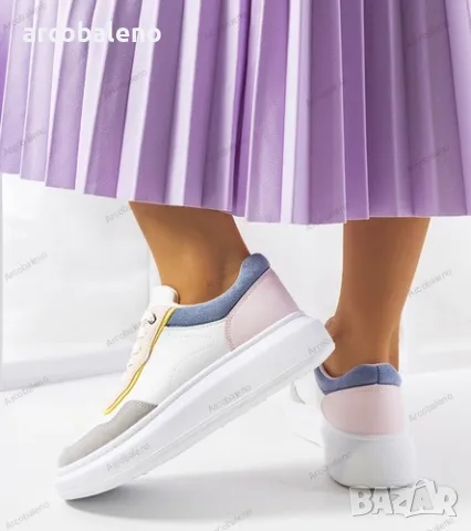 Дамски ниски кецове Selma Blue, 2цвята , снимка 7 - Кецове - 49171117