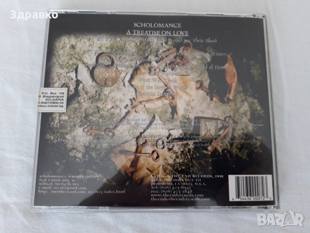 SCHOLOMANCE – A Treatise On Love (1998), снимка 4 - CD дискове - 28259852