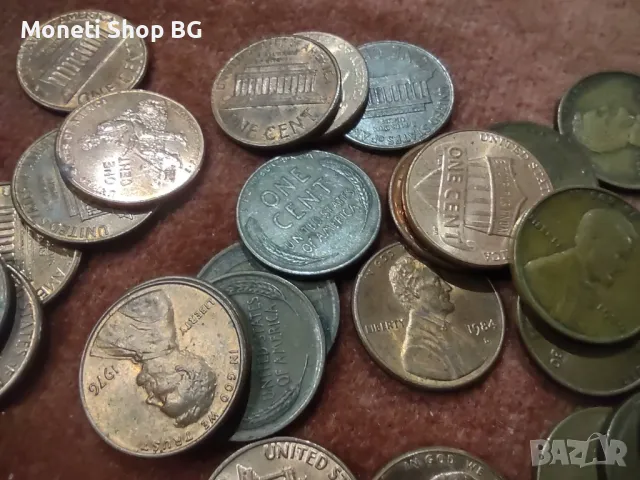 Колекция 99бр. монети 1 цент Линкълн, снимка 5 - Нумизматика и бонистика - 50210944