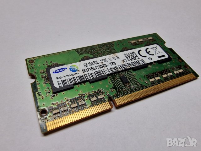 4GB DDR3L 1600Mhz Samsung Ram Рам Памет за лаптоп, снимка 1 - RAM памет - 40280296