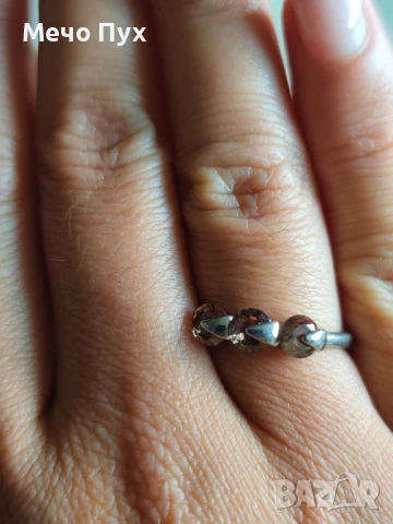 Сребърен пръстен (273), снимка 2 - Пръстени - 51196405