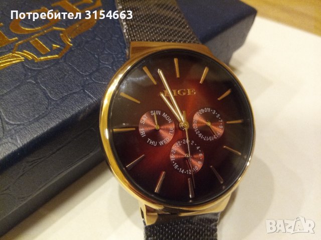 Луксозен мъжки часовник , снимка 2 - Луксозни - 42951665