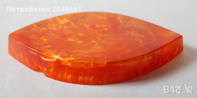 Пепелник соц. пепелник имитация на кехлибар 1970те, снимка 3 - Колекции - 44882301