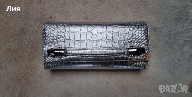 CAVALLI CLASS сребрист клъч, снимка 2 - Чанти - 35188952