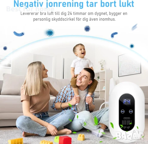 Озонов генератор, пречиствател на въздух, йонизатор от  ICARE, снимка 5 - Овлажнители и пречистватели за въздух - 51040367