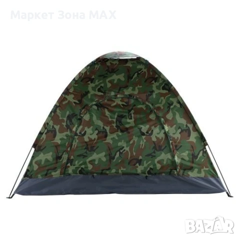 Камуфлажна Водонепромокаема Четириместна Палатка, снимка 6 - Палатки - 53308227