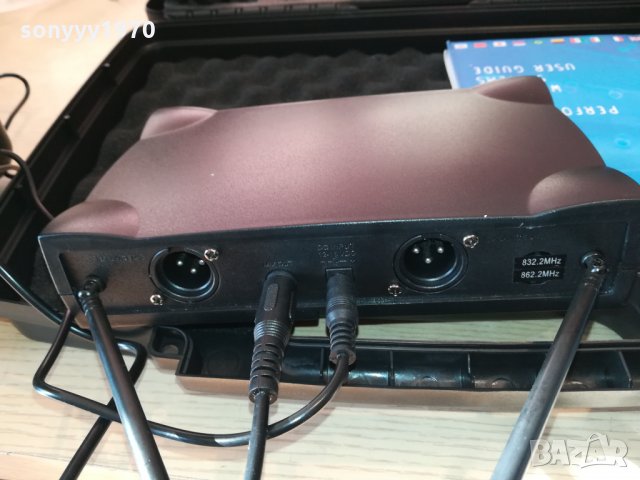 SHURE БЕЗЖИЧНИ ЗДРАВИ НОВИ МИКРОФОНИ 2БР С ПРИЕМНИК 2701221955, снимка 16 - Микрофони - 35583876