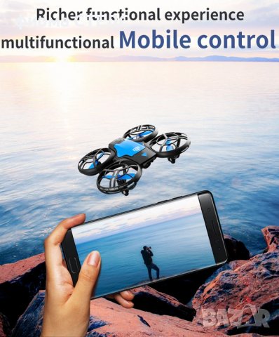 Дрон STELS V8, 4k HD камера с предаване на живо на телефона, WIFI, снимка 6 - Дронове и аксесоари - 40238530