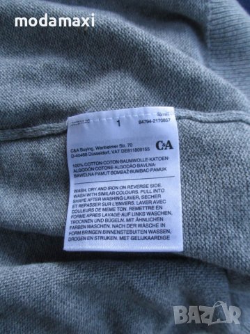 4XL Нова поло блуза C&A в сиво , снимка 8 - Блузи с дълъг ръкав и пуловери - 42962946