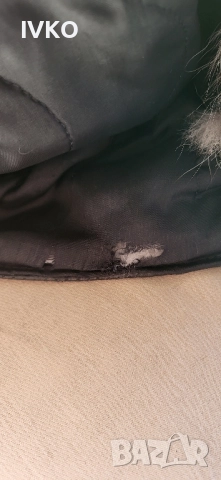 Кожено яке Gil Santucci,сребърна лисица S/M, снимка 7 - Якета - 52372024