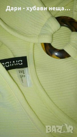 Еластично жълто боди, голям размер🍀💞L,XL🍀💞арт.2058, снимка 4 - Потници - 33615214