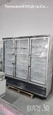 Крайстенна хладилна витрина 200х200х75см , снимка 5 - Витрини - 34496021