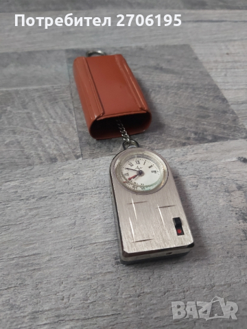 Съветски часовник Luch Alarm Джобен часовник СССР Рядък, снимка 6 - Мъжки - 44843467