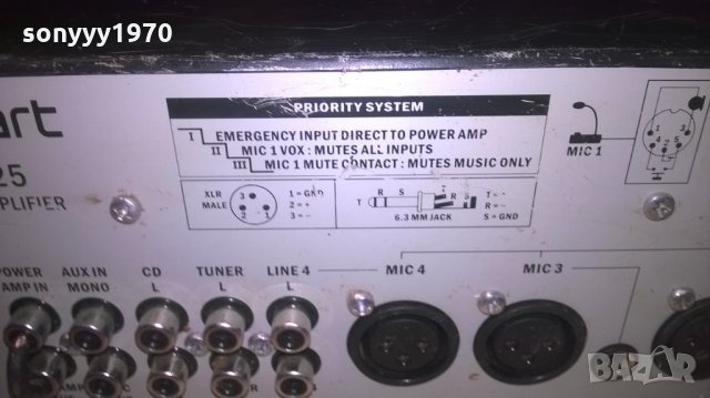 поръчан-APART MA-125 MIXING AMPLIFIER-ВНОС ХОЛАНДИЯ, снимка 16 - Ресийвъри, усилватели, смесителни пултове - 27796201