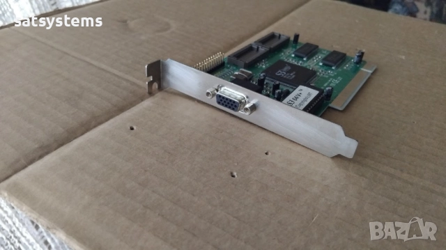 Видео карта S3 Trio 64V+ Trio S3-4SA 1MB PCI, снимка 3 - Видеокарти - 52532353