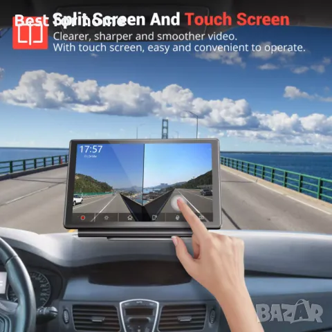 Мултимедия 7 с две камери 4K Carplay и Android Auto Q25, снимка 11 - Аксесоари и консумативи - 47441159