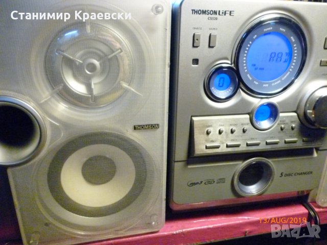 Thomson LIFE CS 520 audio system 5 CD aux, снимка 3 - Аудиосистеми - 26210297