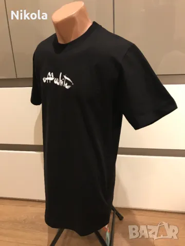 OFF-WHITE™ Paint Arrow Slim тениска, размер: S, снимка 7 - Тениски - 48678157