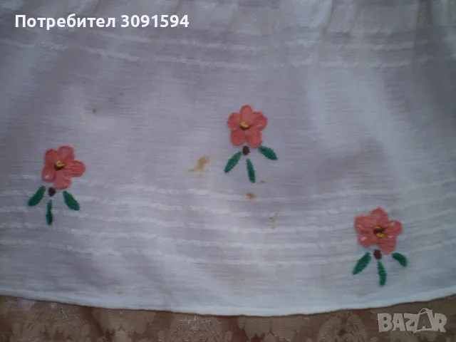 Винтич ръчно направена ръчно бродирана покривка кенар, снимка 3 - Антикварни и старинни предмети - 47259590
