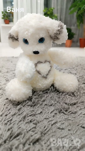 Ръчно плетено кученце, снимка 5 - Плюшени играчки - 50502592