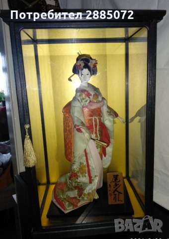 Японска авторска кукла, снимка 2 - Антикварни и старинни предмети - 32263624