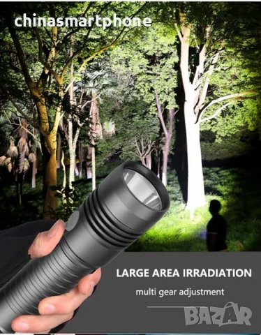 Фенер 1600LM XML-T6 акумулаторен, снимка 7 - Къмпинг осветление - 39996458