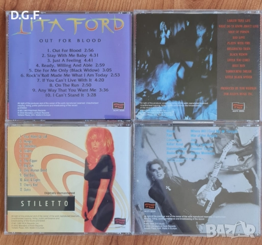 Неофициални CD/дискове  - Lita Ford, снимка 2 - CD дискове - 52411476