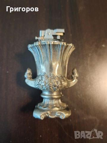 КОЛЕКЦИОНЕРСКА МАСИВНА Метална настолна запалка !, снимка 1