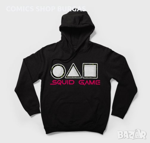 Суичър унисекс без цип SQUID GAME, снимка 8 - Суичъри - 34974878