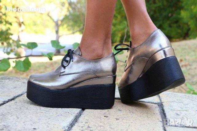 Дамски обувки на платформа, снимка 2 - Дамски елегантни обувки - 36714868