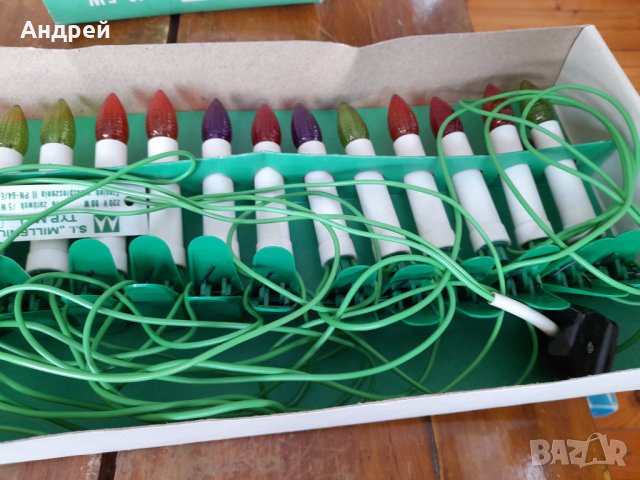 Стари лампи,лампички за елха #9, снимка 4 - Антикварни и старинни предмети - 43216435