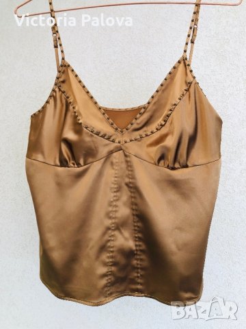 Модерен “карамелен” топ/потник