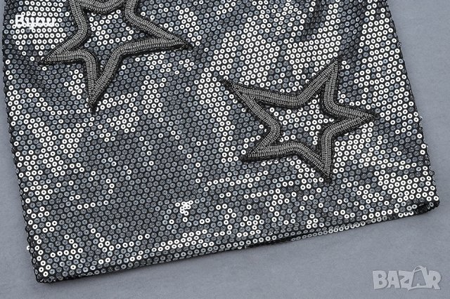 Дамска рокля с пайети , снимка 4 - Рокли - 27301551