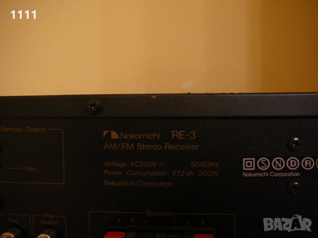 NAKAMICHI RE-3, снимка 6 - Ресийвъри, усилватели, смесителни пултове - 35322952