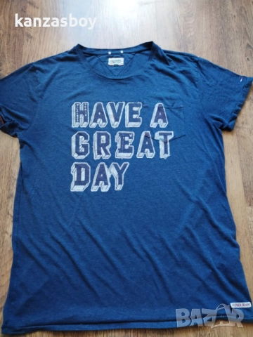 tommy hilfiger - страхотна мъжка тениска L, снимка 5 - Тениски - 52203637