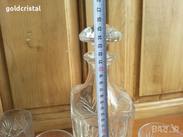 кристална гарафа , снимка 2 - Антикварни и старинни предмети - 19845415