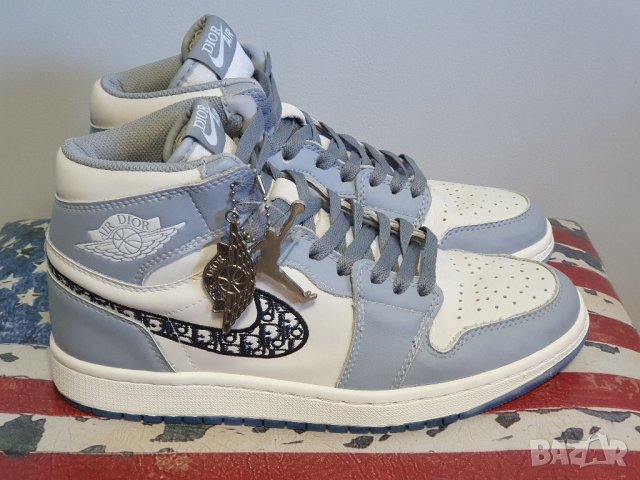 JORDAN 1 High x Dior Gray, 41 номер, без забележка , снимка 1
