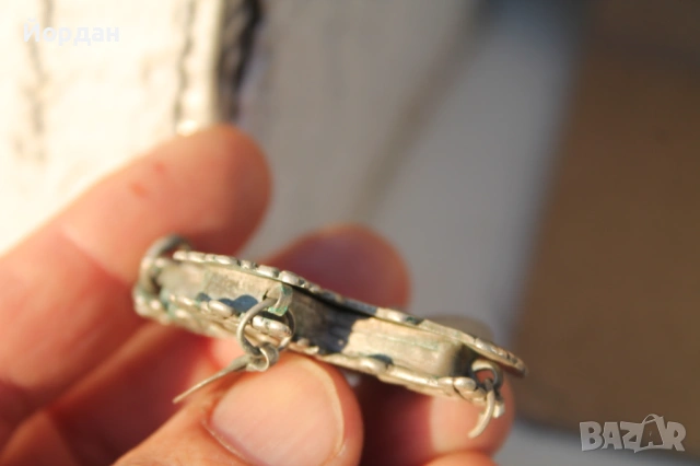 Възрожденски сребърен кръст, снимка 5 - Антикварни и старинни предмети - 53596812