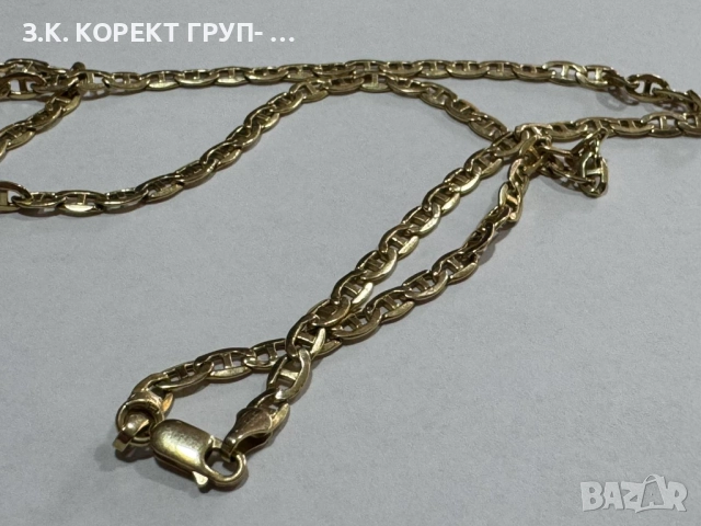 Златен мъжки синджир 14К, снимка 2 - Колиета, медальони, синджири - 52664611