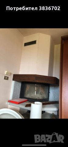 Камина на дърва с въздушна риза